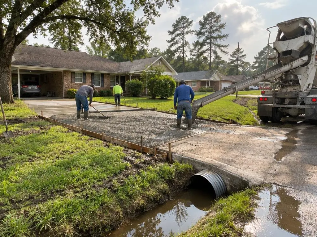 Concrete Driveways in Beaumont, TX